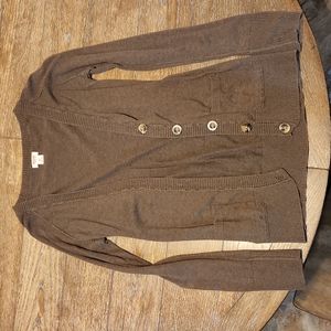 Brown cardigan